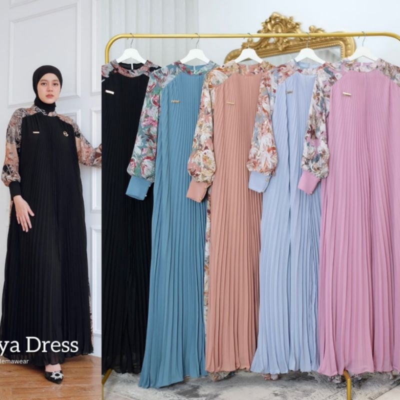 NUHAYA DRESS / GAMIS PLISKET PREMIUM BY FENTA HOUSE