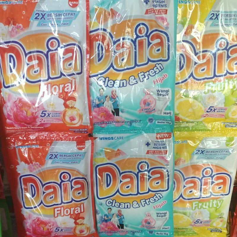 Daia Renceng Detergen Bubuk