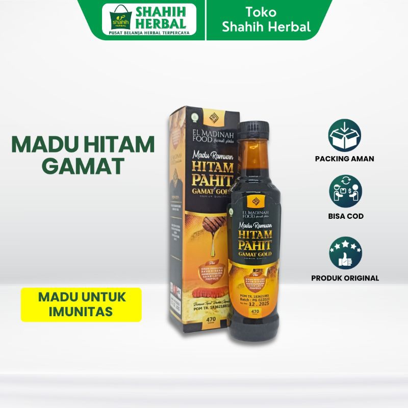 

MADU HITAM PAHIT PLUS GAMAT GOLD & DAUN INSULINE