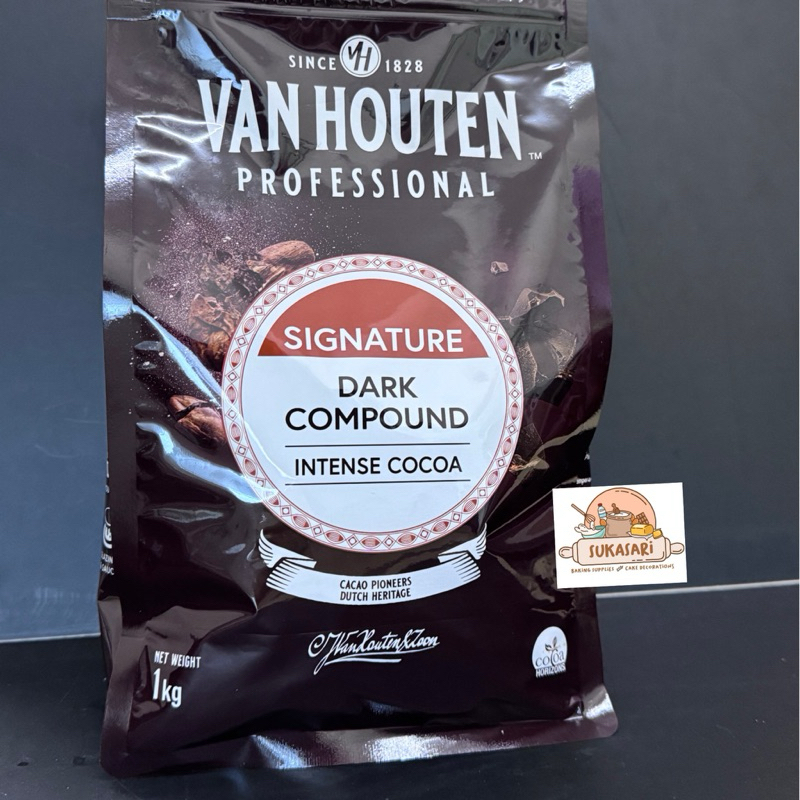 

Van Houten Dark Coin 1kg compound chocolate DCC cokelat coklat