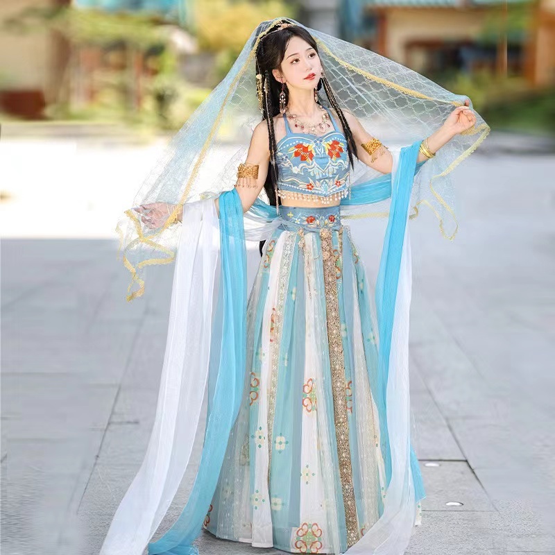 Fu Lishi Original Dunhuang Exotic Style Hanfu Female Western Region Fengshen Improved Han Elements A