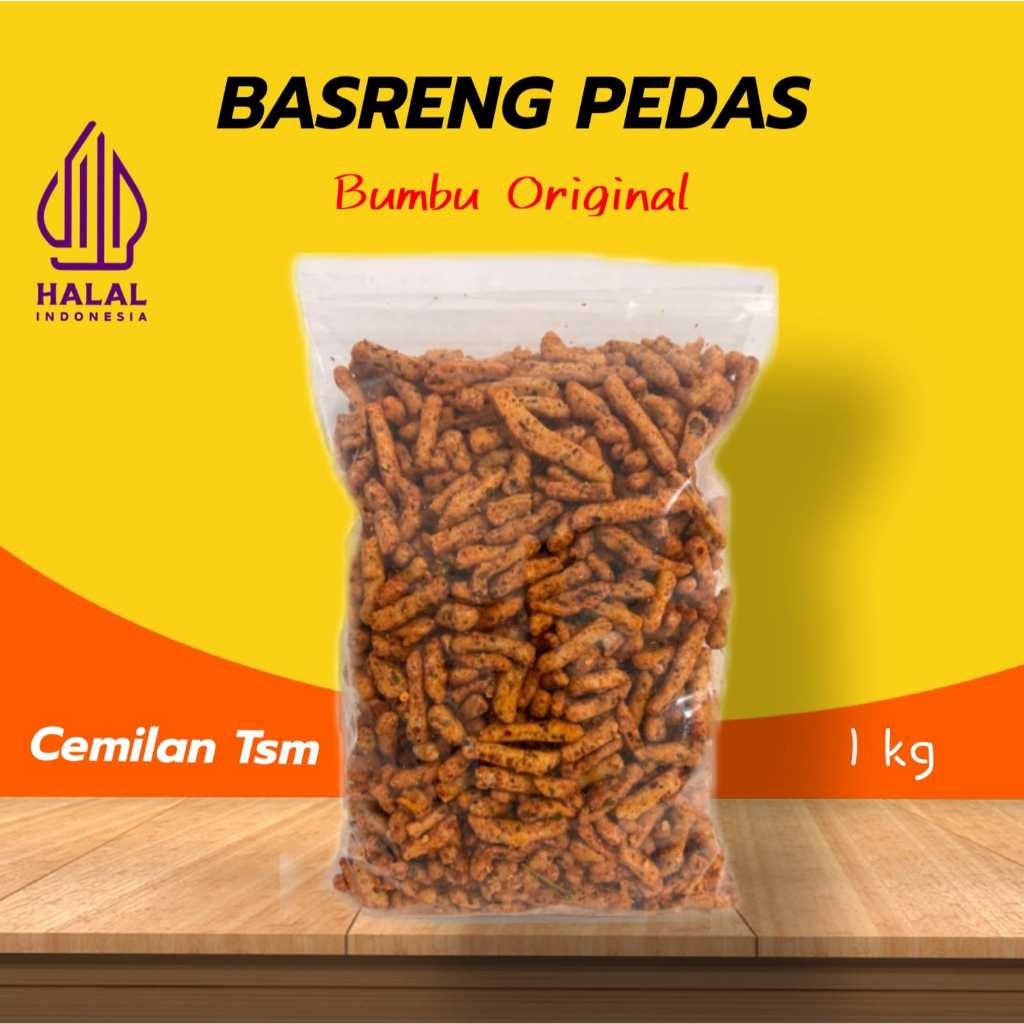 

Basreng VIRAL Pedas 1 Kg Bumbu Special Gurih