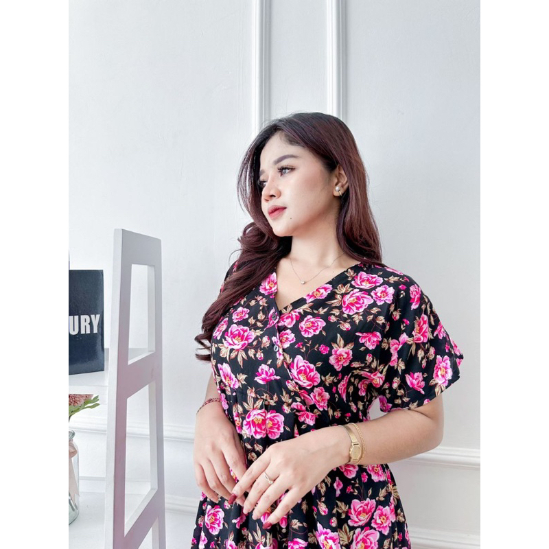 DASTER DRESS CHIKA KIMONO PENDEK KANCING BUSUI PUTRI BALI