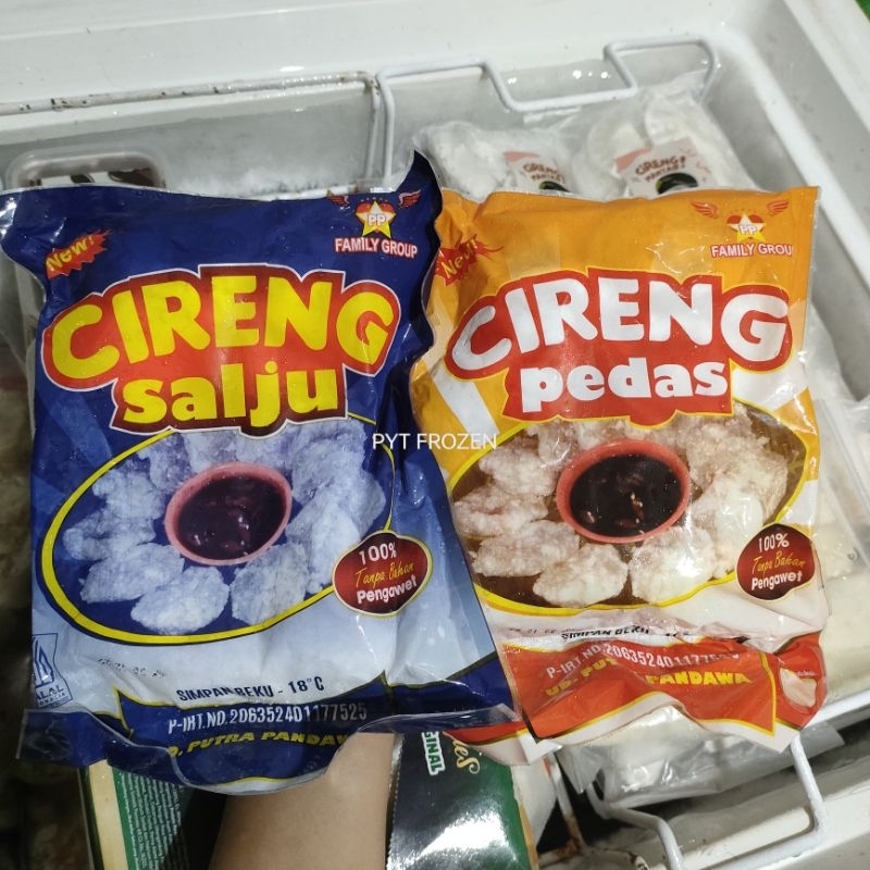 

CIRENG SALJU CIRENG PEDAS 500GRAM