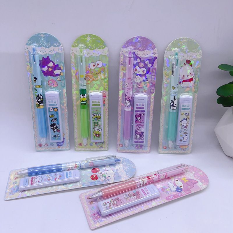 

[PREMIUM] 1 Pack Pensil Mekanik + Isi Pensil Motif Sanrio / Pensil Mekanik Lucu
