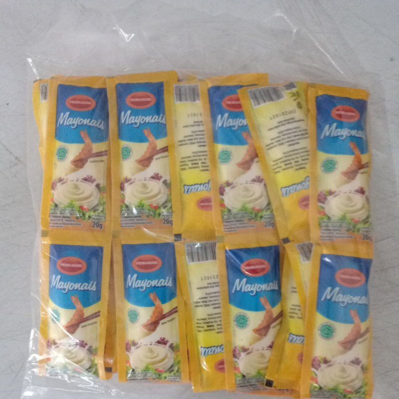 

MAYONAISE PRIMA AGUNG 1 RENCENG ISI 10 (20 GRAM/SACHET)