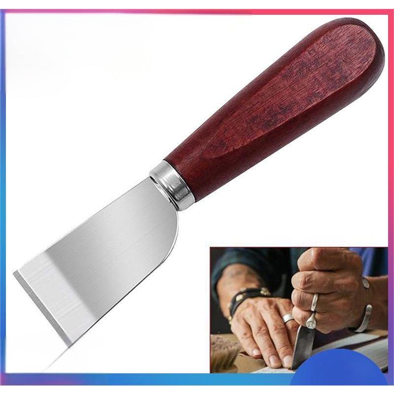 

Alat ukiran kulit stainless steel Alat kerajinan kulit DIY Pengikis kerajinan kulit