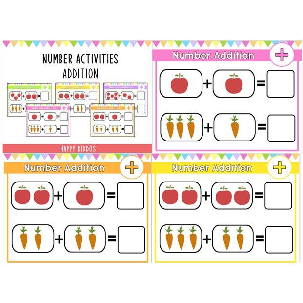 

Worksheet anak preschool latihan sekolah mewarnai coloring tracing berhitung printable worksheet HVS A4 A5 100gr