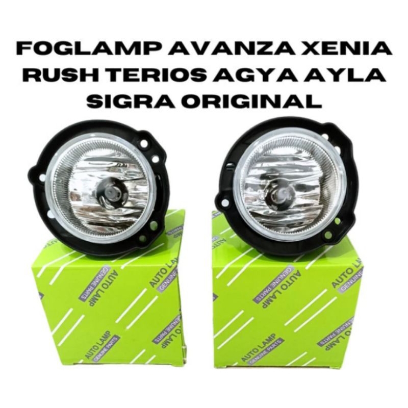 FOGLAMP LAMPU KABUT TOYOTA AGYA 2014,2015,2016,2017,2018,2019,2021