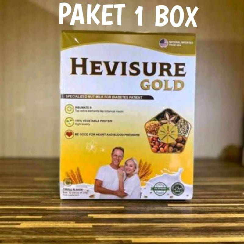 HEVISURE GOLD MILK SUSU HERBAL KESEHATAN OBAT DIABETES KENCING MANIS HEVISURE GOLD ASLI ORIGINAL