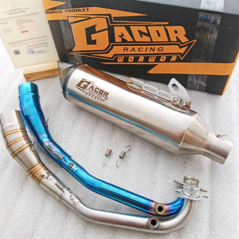 KNALPOT STANDAR RACING MODEL ROB1 MEREK GACOR BAS ADEM MATIC NMAX OLD NMAX NEW AEROX155 OLD OLD PCX 
