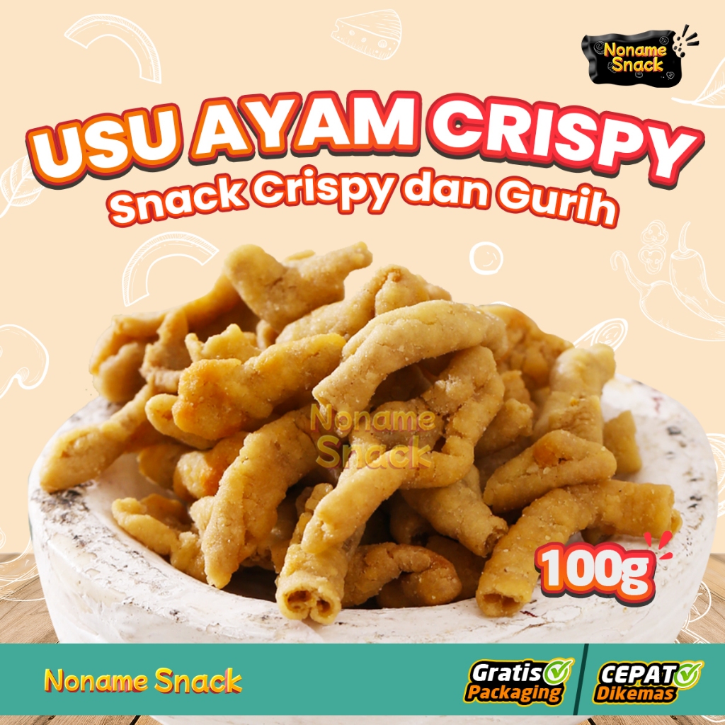 

NoName Snack - Usus Ayam Cemilan Grosir 100Gr