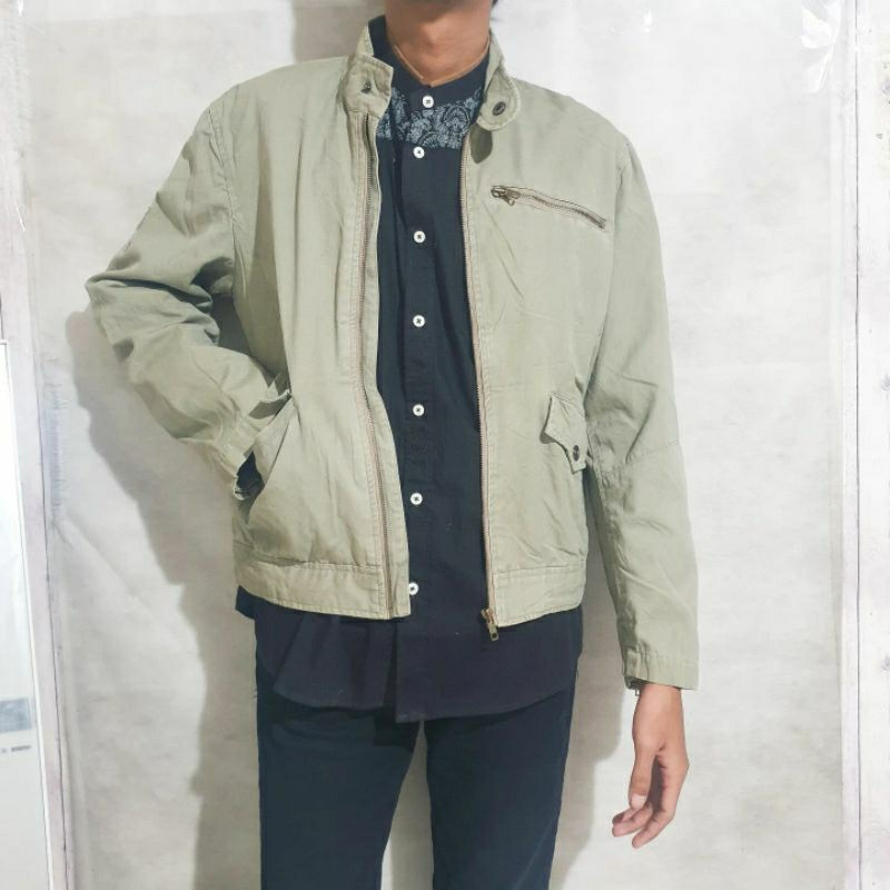 CHASIN Green Military Canvas Jacket | Jaket Kanvas