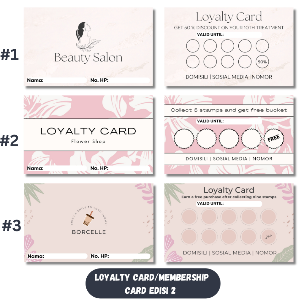 Kartu Loyalty Card | Kartu Member | Kartu Membership Card | Kartu Member Card | Kartu Diskon | Kartu