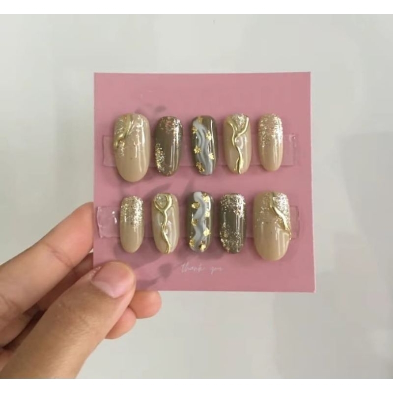 KUKU PALSU 3D / FAKE NAIL / NAIL ART /NAIL GEL SURAKARTA