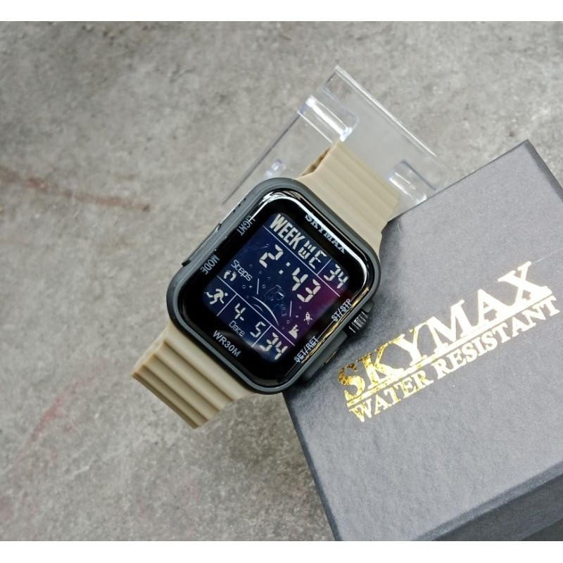 Jam Tangan Sky Max Tali Strap Rubber