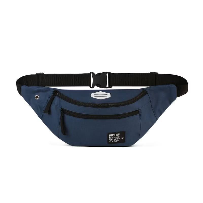 Tas Selempang Pria Terbaru Murah Trendy Waistbag Slingbag Bahan Polyester Cordura Tas Dada Pria Wani