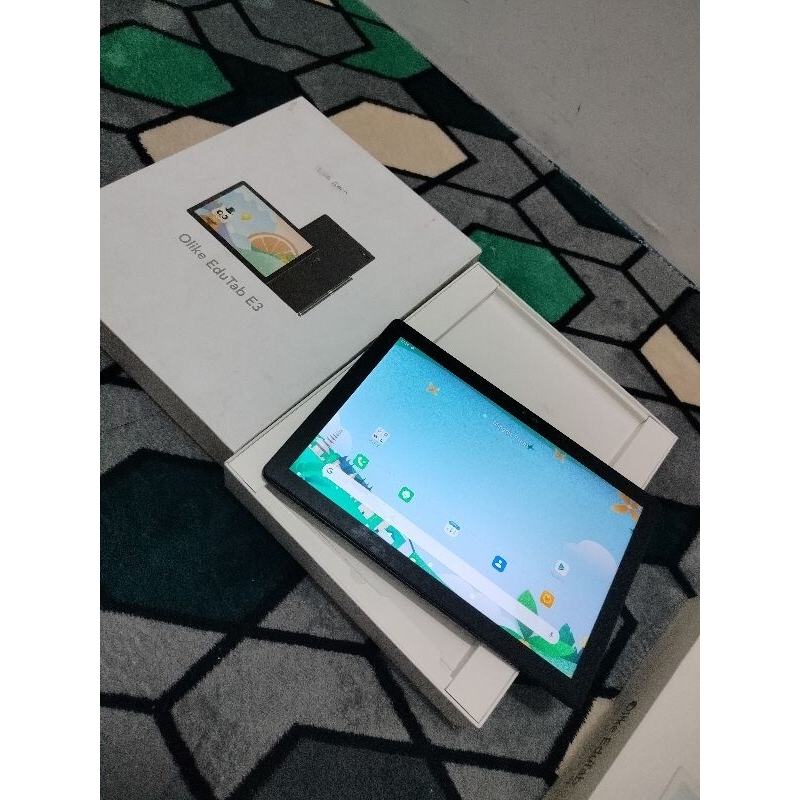 Tab Oppo Olike Edutab E3 10inch 4g 4/64gb fulset normal Minus Ringan