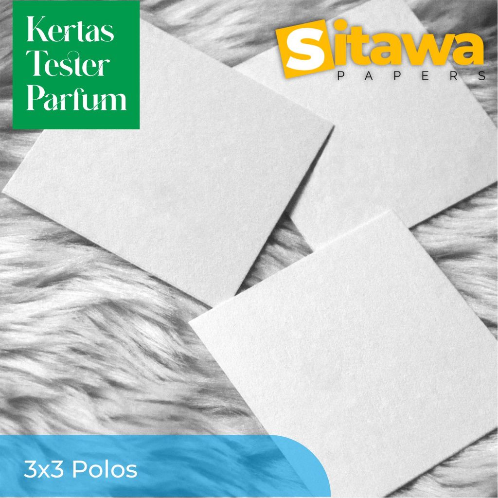 

Kartu Tester Parfum Polos Tanpa Logo Persegi Smelling Card Sniffing Tes Aroma