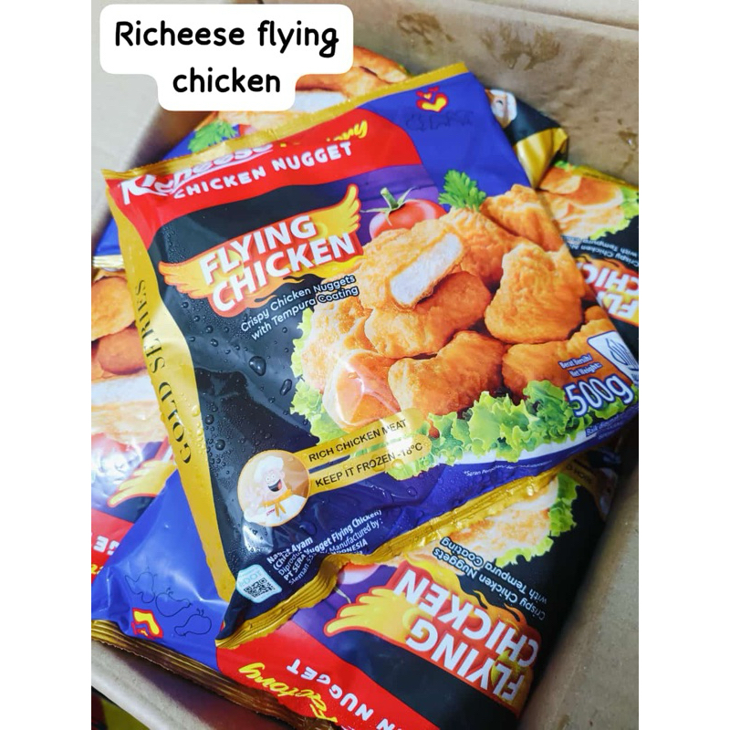 

NAGET RICHEESE FLYING CHICKEN 500 gram