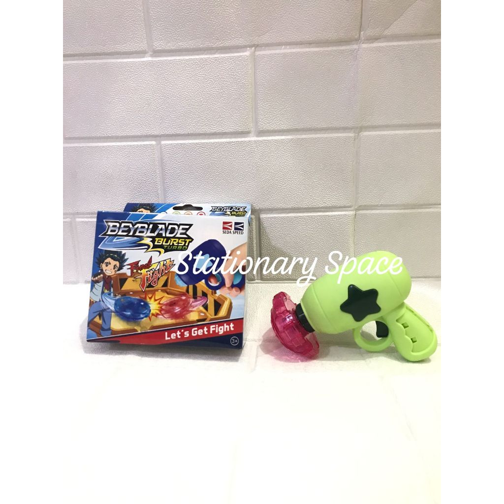 SS Mainan Anak Pistol Gasing Lampu / Gangsing Beyblade Burst Turbo Seda 8219