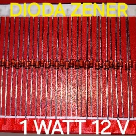 DIODA ZENER IN4742 1 WATT 12 VOLT