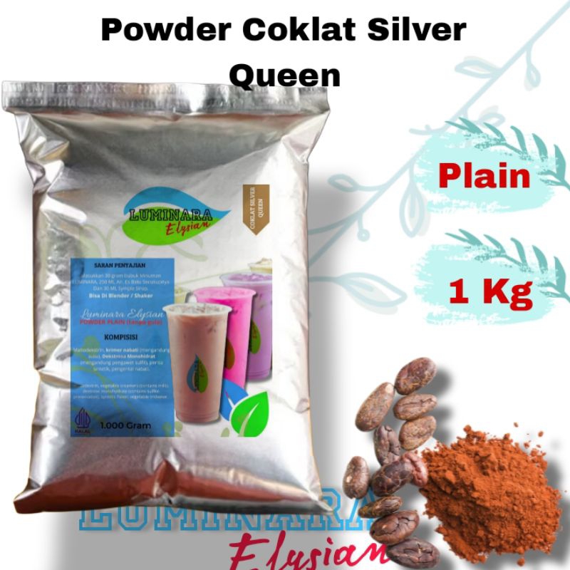 

POWDER MINUMAN RASA COKLAT SILVER QUEEN - GOLD GRADE - PLAIN (tanpa Gula)