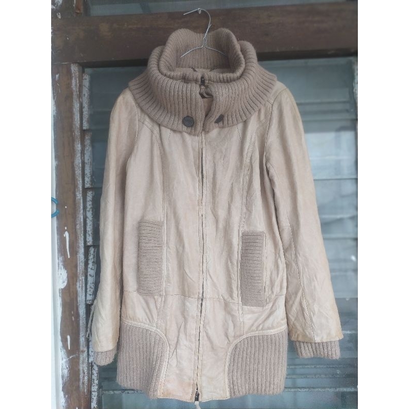 GAP Jaket Kulit Asli anti dingin (PL)