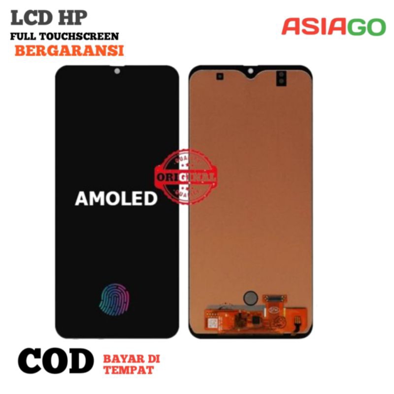 (ORIGINAL) LCD SAMSUNG GALAXY A50/A50S AMOLED FINGGERPRINT A505/A507 ORI