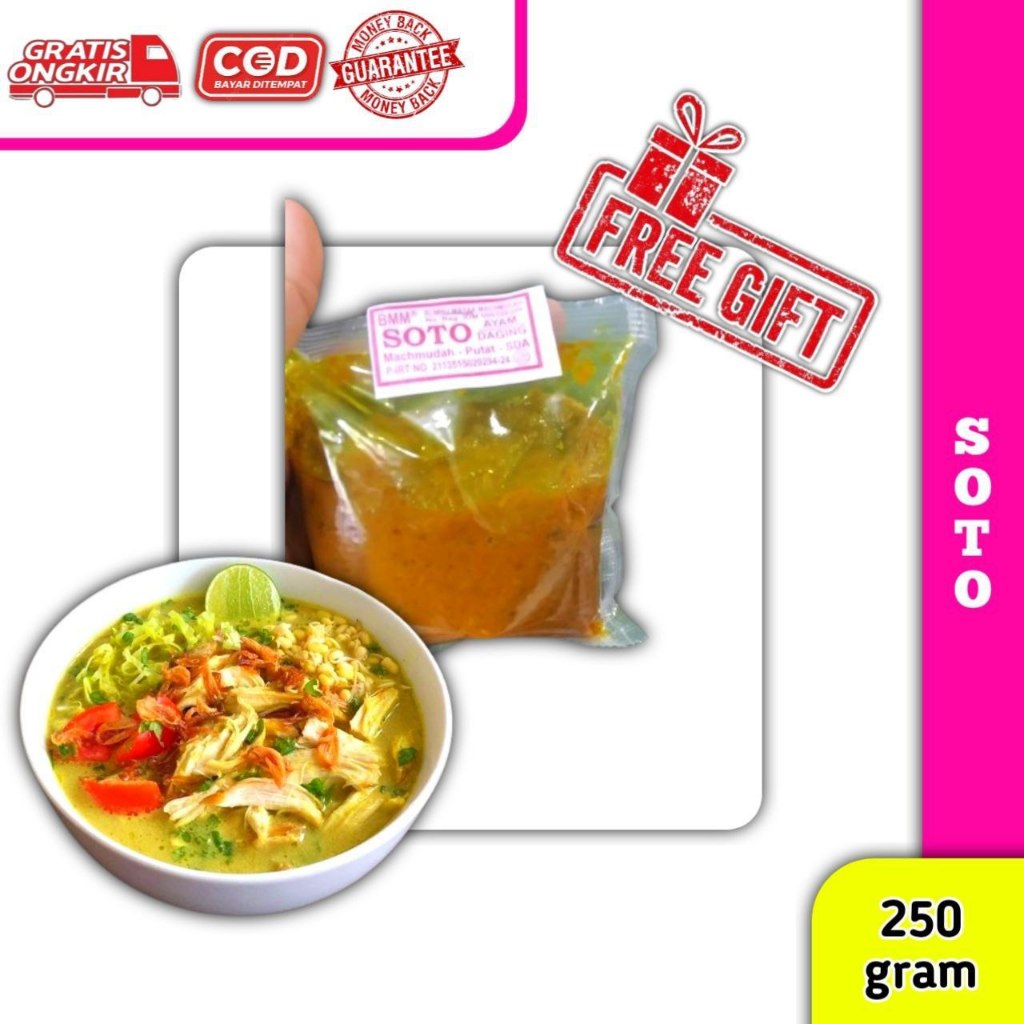 

[CO Dapat Bonus Premium] Bumbu Masak Machmudah SOTO 250 Gram Bumbu BMM Bumbu Dapur Bumbu Masak Bumbu Mahmudah Asli Bumbu Terbaru dari Pabrik