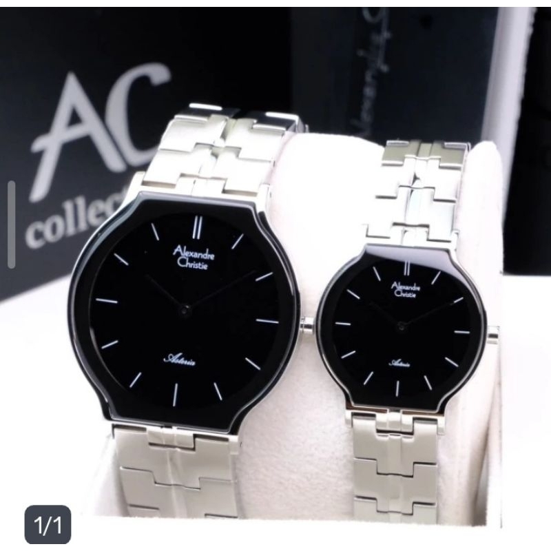 Jam Tangan Couple Sepasang Alexandre Christie 8410 Original