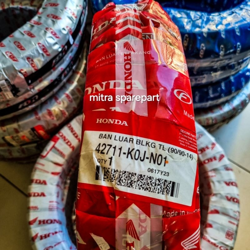 Ban Tubeless [AHM]  90/90-14- Ban belakang Vario Beat Scoopy Original AHM