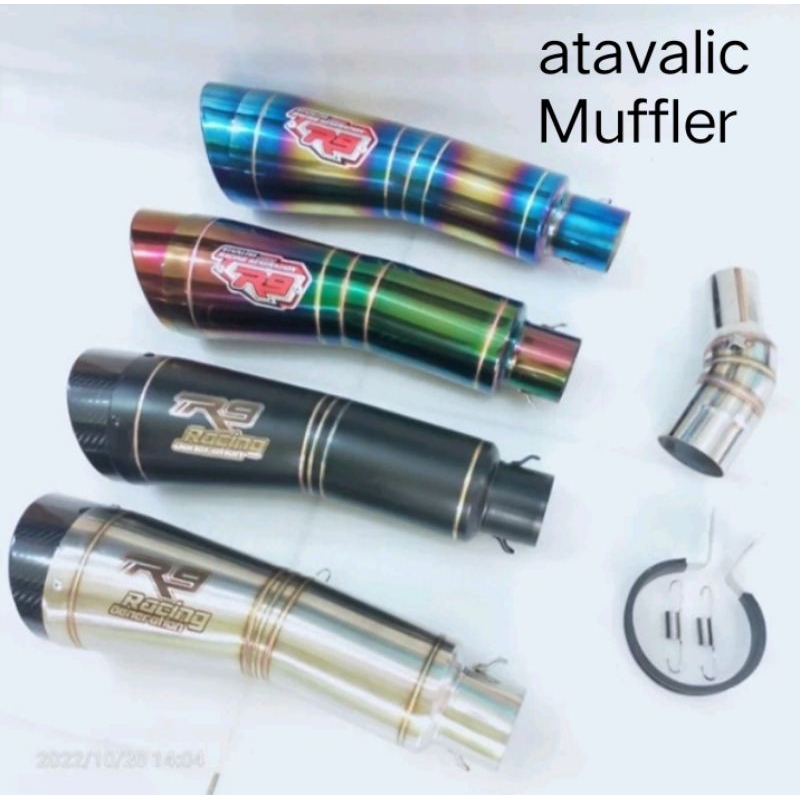 knalpot Racing R9 H2 +slipon for ninja 250fi new ninja 250fi ninja 250 karbu ninja 250 mono z250 CBR