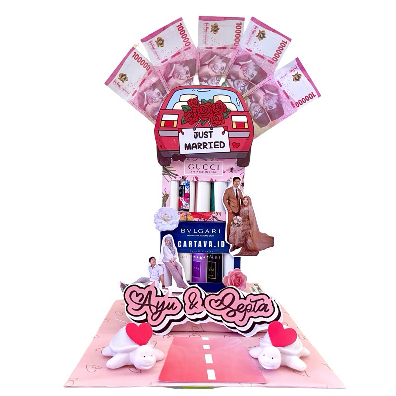 (KHUSUS BATAM) HADIAH KADO PERNIKAHAN UNIK HAMPERS TOWER