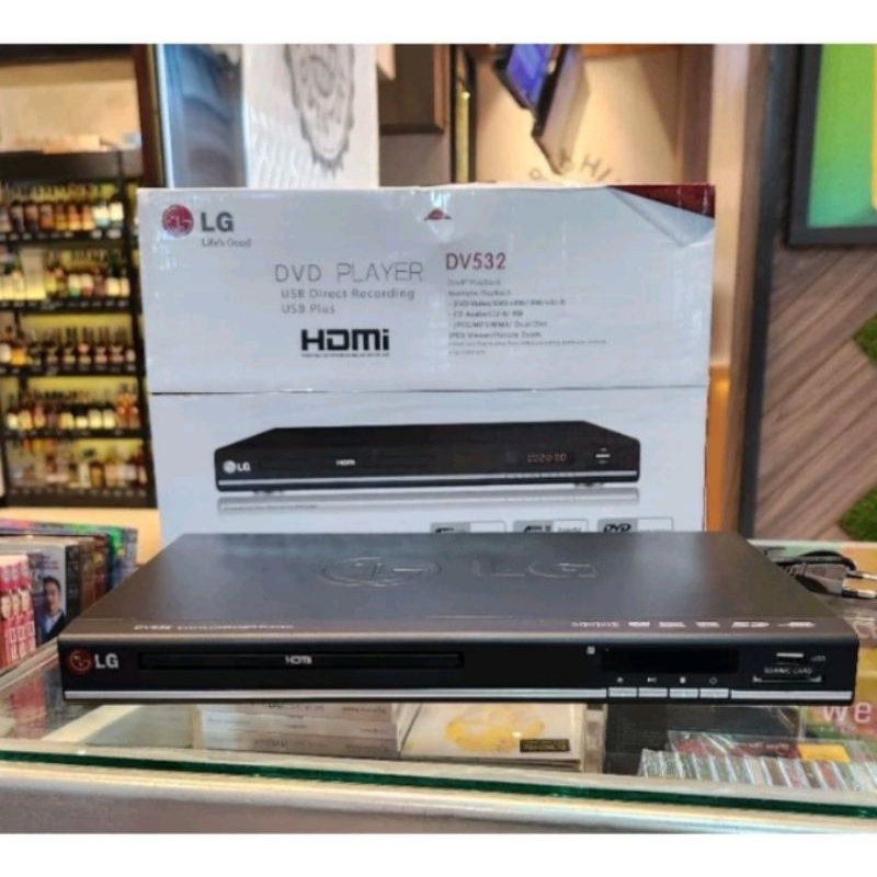 PLAYER DVD / VCD / CD / USB LG DV532 Ada kabel HDMI dan RCA