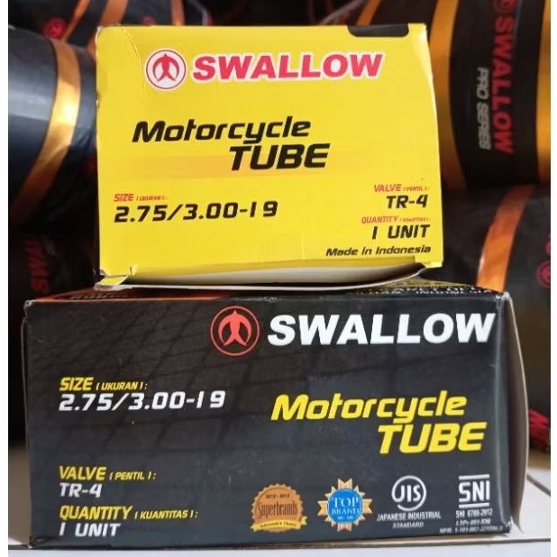 Ban Dalam SWALLOW 275/300-19 Untuk Ban Motor Ukuran (275-19, 70/100-19, 90/90-19)