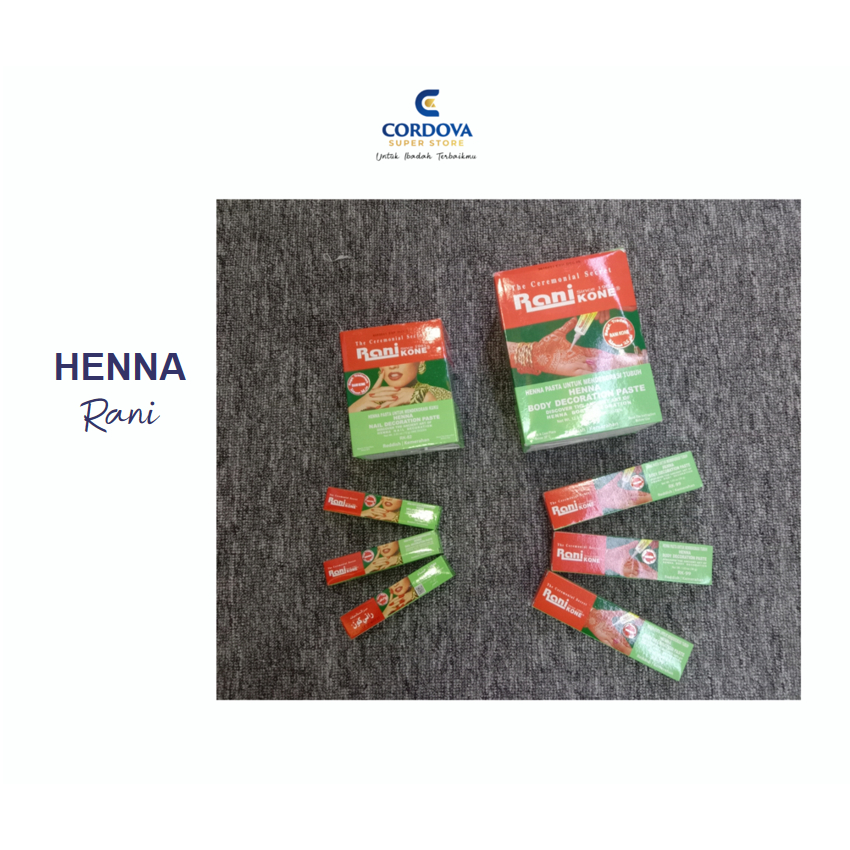 Henna Rani Asli Ukuran Kecil Pacar Kuku Rani Pacar Kuku Original | Cordova Super Store