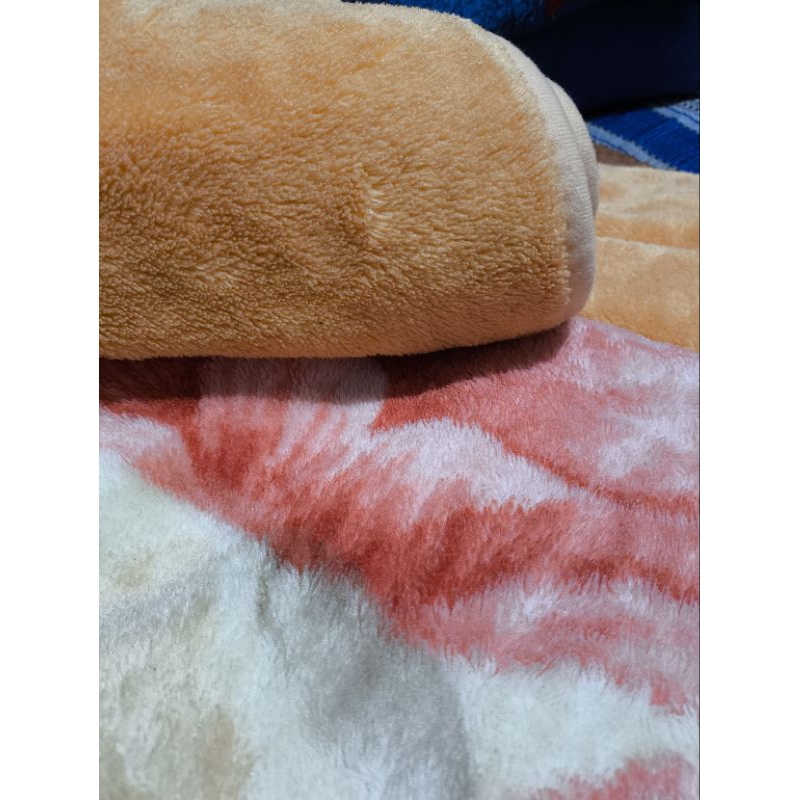 selimut lembut coklat pl