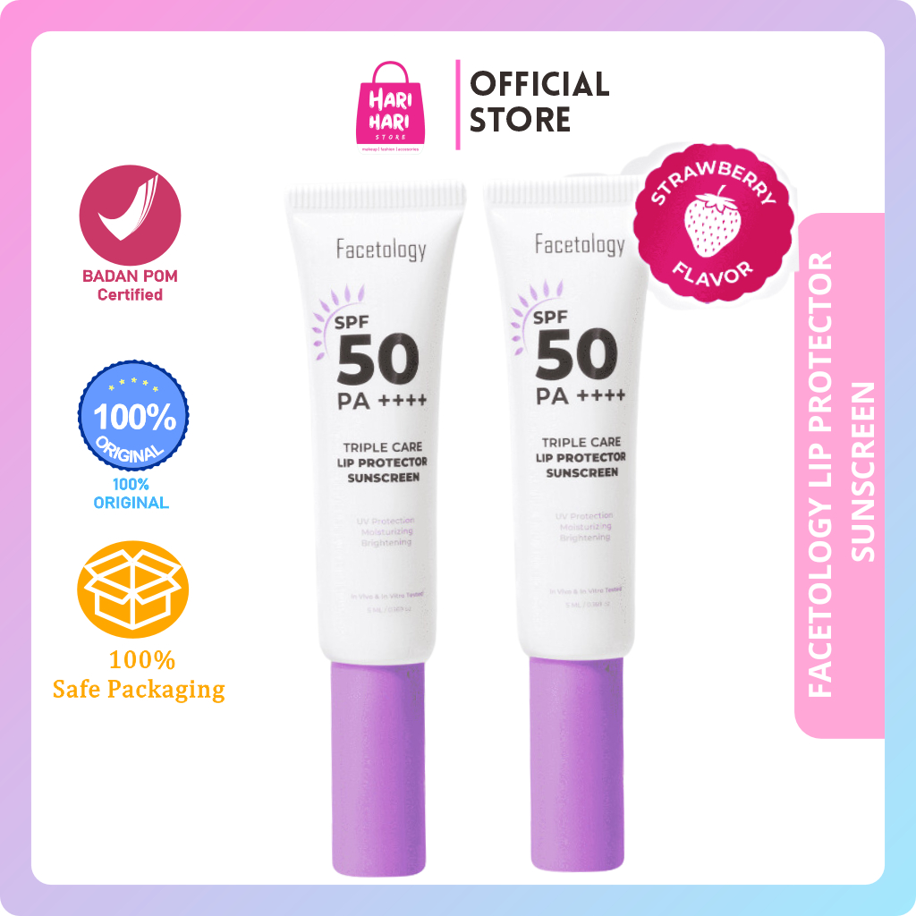 FACETOLOGY LIP PROTECTOR SS | FACETOLOGY LIP SPF Triple Care Lip Protector Sunscreen facetology