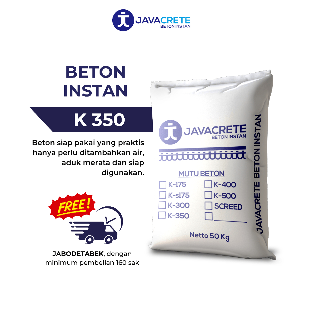 JAVACRETE Beton Instan K350