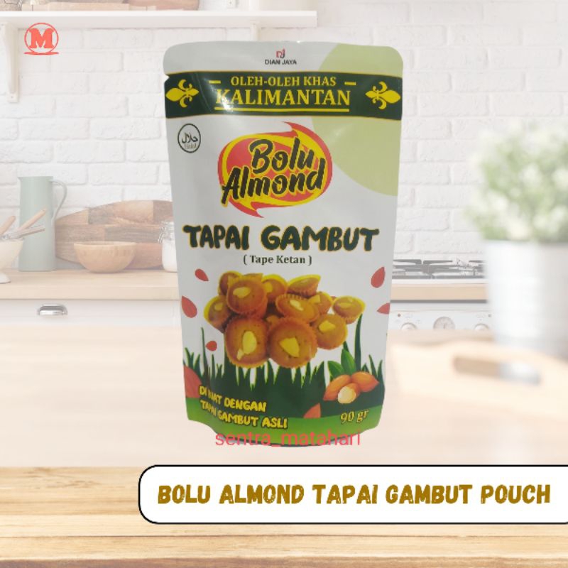 Bolu Almond Tapai Gambut pouch