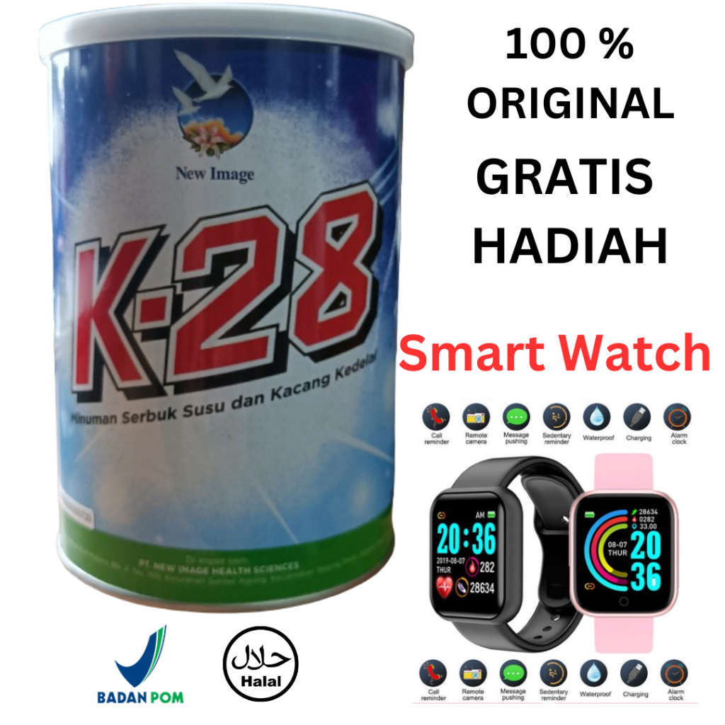 

Susu K-28 Penambah Tinggi Badan Kemasan 450 Gram Berhadiah Smartwatch