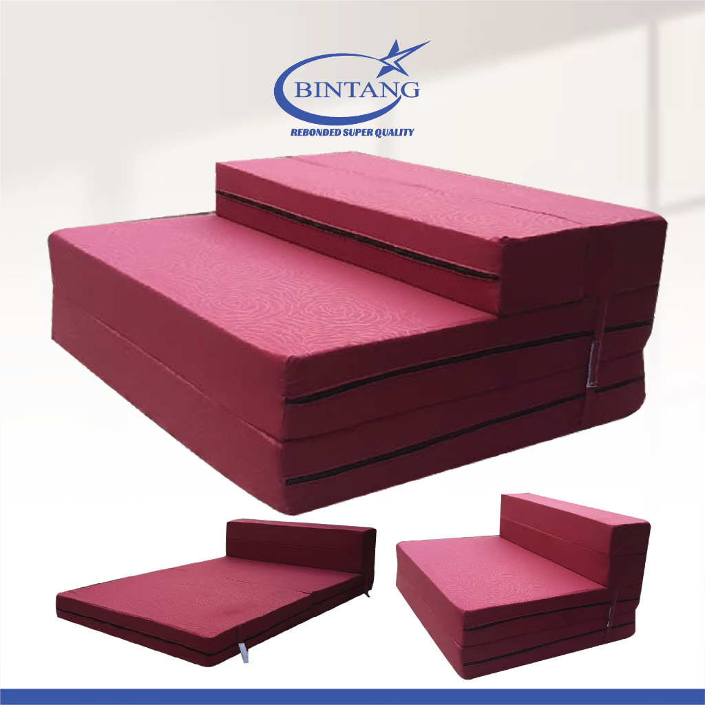 Sofa Single minimalis orthopedic original sofa bed  rebounded / sofa lipat double / orthopedic