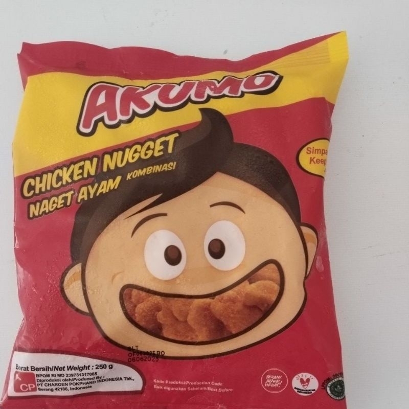 

Akumo Chicken Nugget 250gr