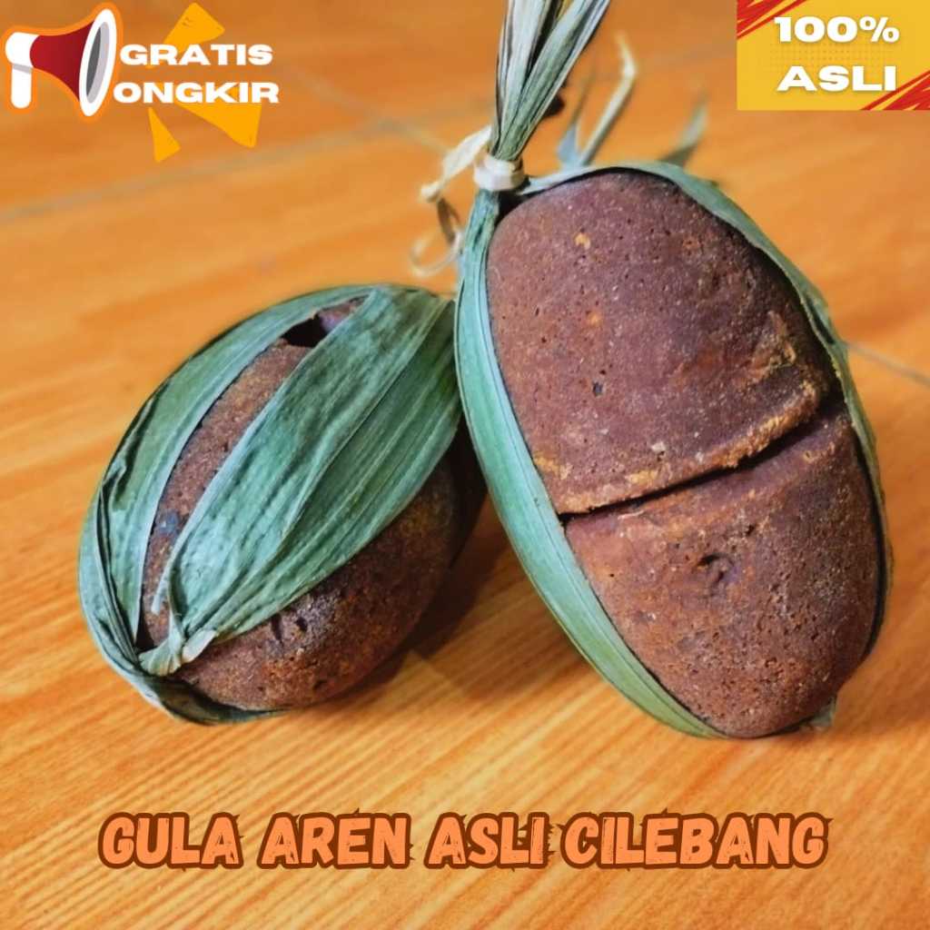 

Gula Aren Asli 100% dari Kecamatan Sobang – 2 Batok High Quality