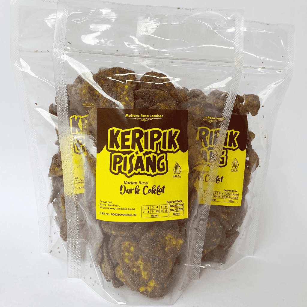 

Keripik Pisang Dark Coklat Khas Jember