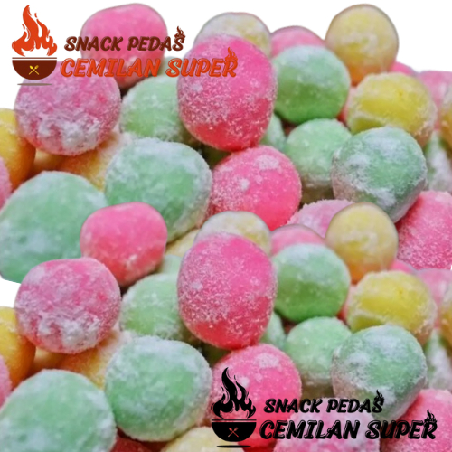 

CS KUE LADU BULAT MANIS WARNA 1Kg Gabus Bulat Manis Warna Ladu Arcon Kue Telur Gabus Manis