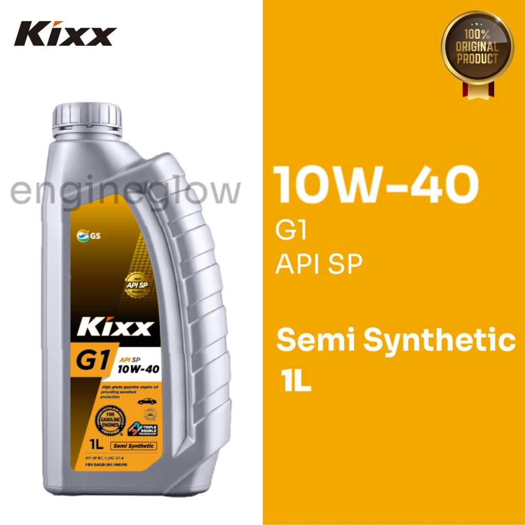 Oli KIXX G1 API SN PLUS 10W-40 1L ORIGINAL OLI MESIN MOBIL