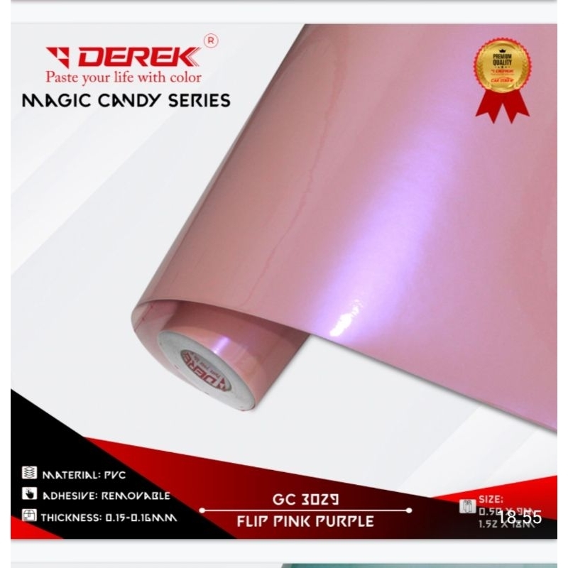 Sticker Wrapping Mobil Magic Candy Series Glossy 50cmx9meter