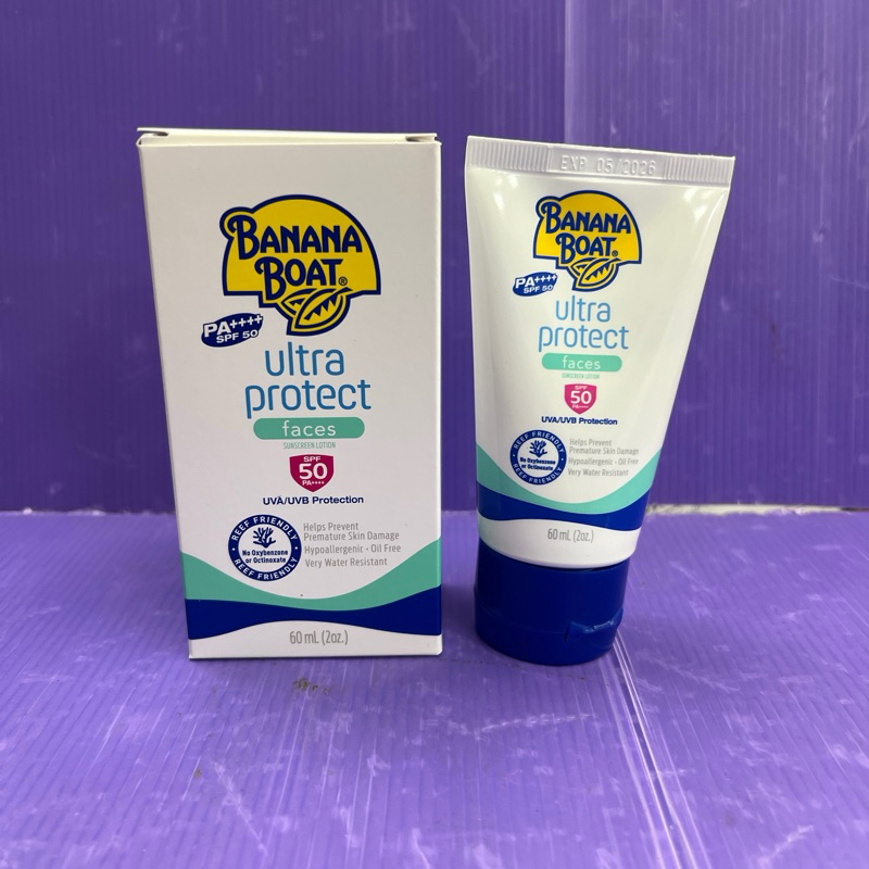 Banana Boat Sunscreen Ultra Protect Faces SPF 50